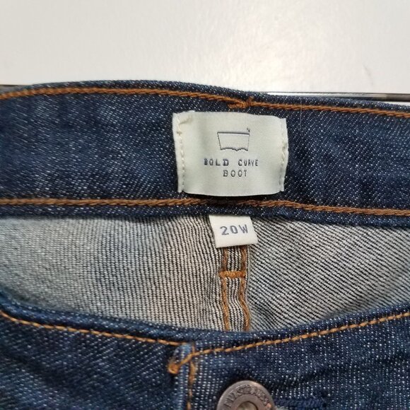 Levis Jeans Bold Curve ID Boot Womens Plus 20 20/M Denim Bootcut - Picture 6 of 14